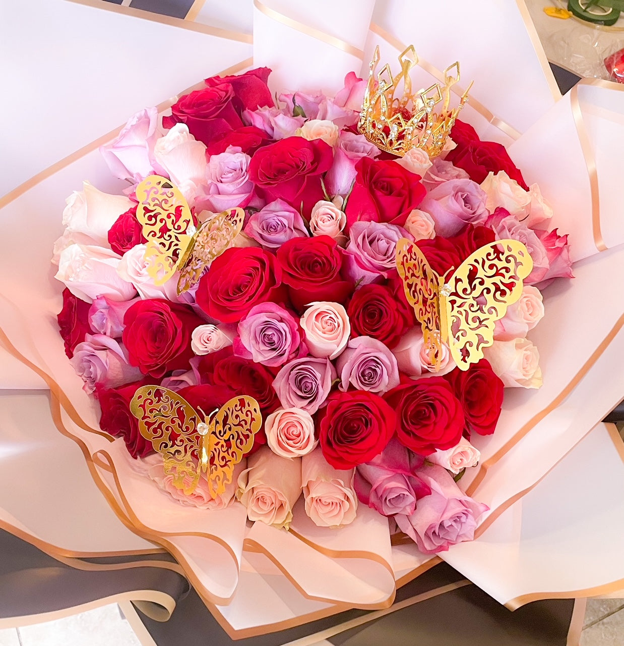 Ramo Buchon 75 Roses
